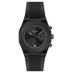 Petra Watch Chrono Flex Black